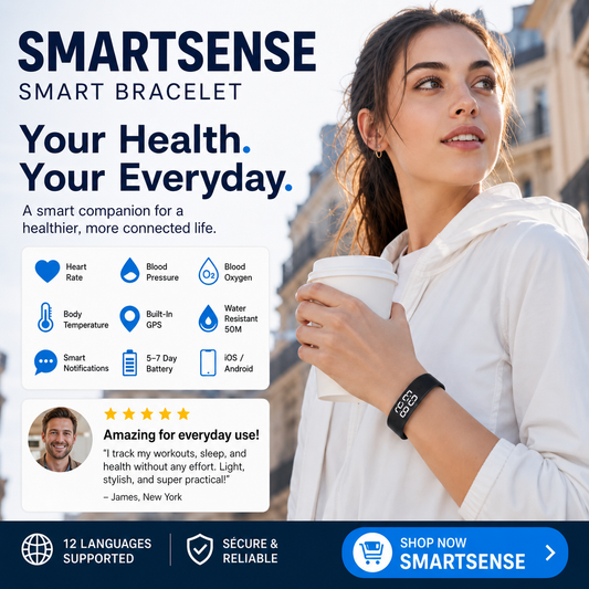 ⌚ 50% OFF! 💪 SmartSense Smartwatch – Silent Vibration, Activity Tracking & Instant Notifications – Stay Connected, Stay Discreet 📲