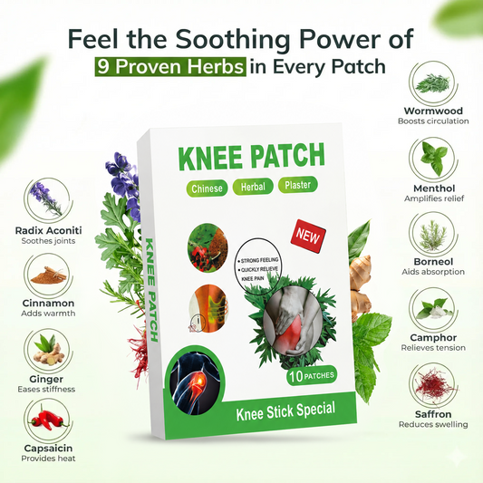 🦵 More patches, more days of targeted comfort—plus extras FREE! 🎁🌿