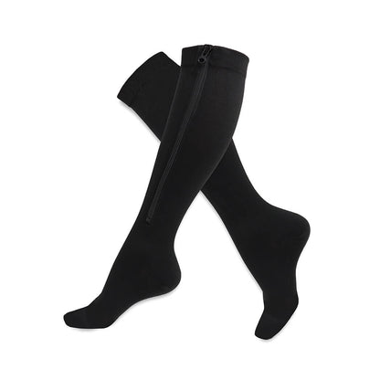 HYKLE Compression Stockings with Zipper