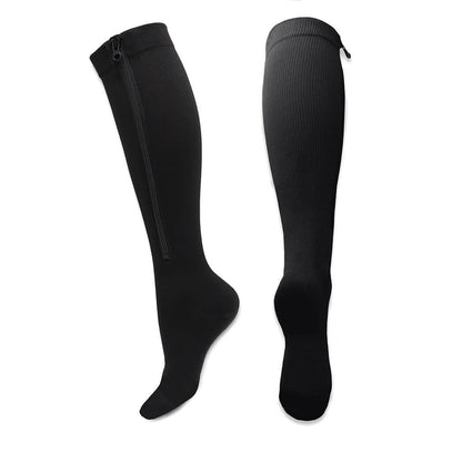 HYKLE Compression Stockings with Zipper