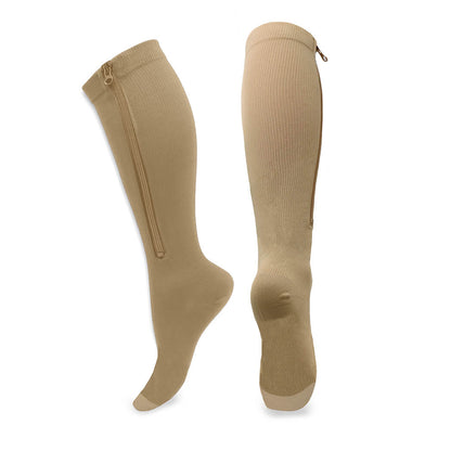 HYKLE Compression Stockings with Zipper