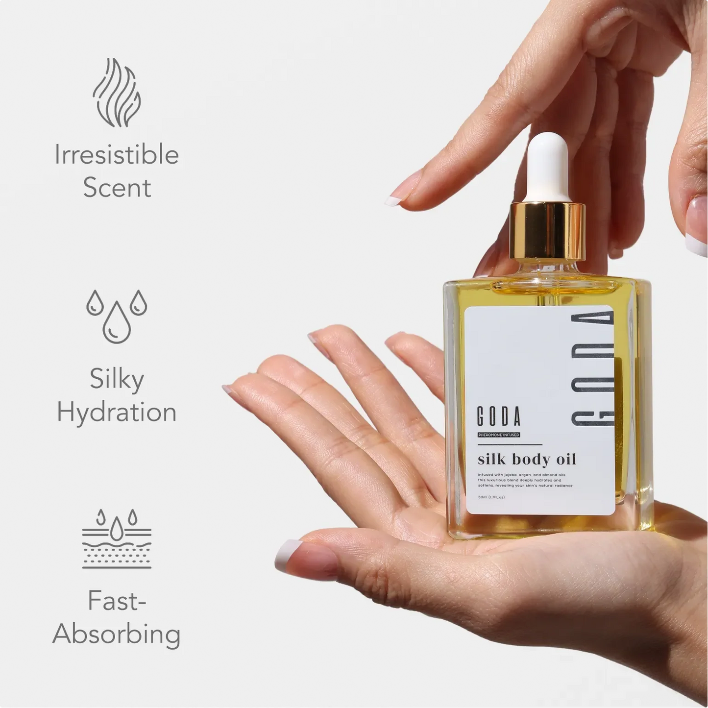 Deeply moisturizes dry-feeling skin and leaves it soft, smooth, and radiant—never heavy or greasy. 💧✨