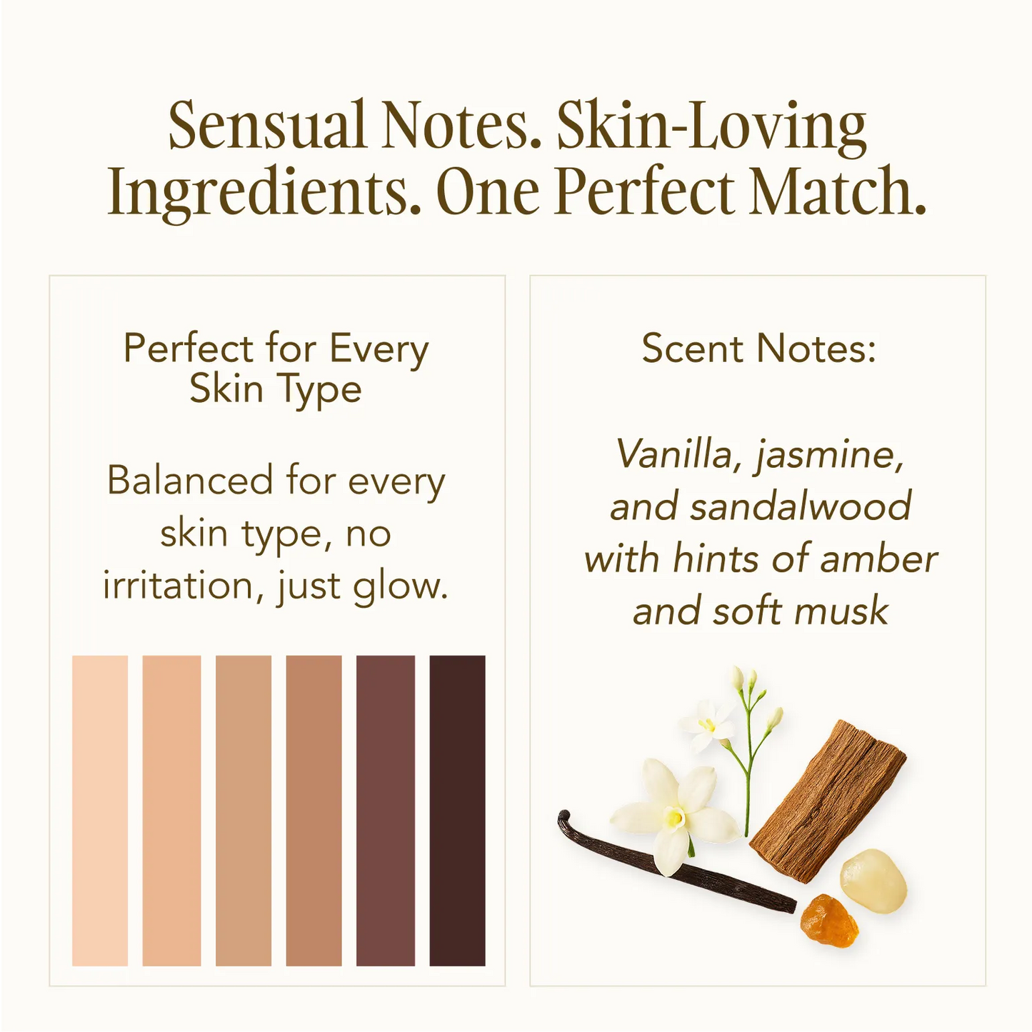 Deeply moisturizes dry-feeling skin and leaves it soft, smooth, and radiant—never heavy or greasy. 💧✨