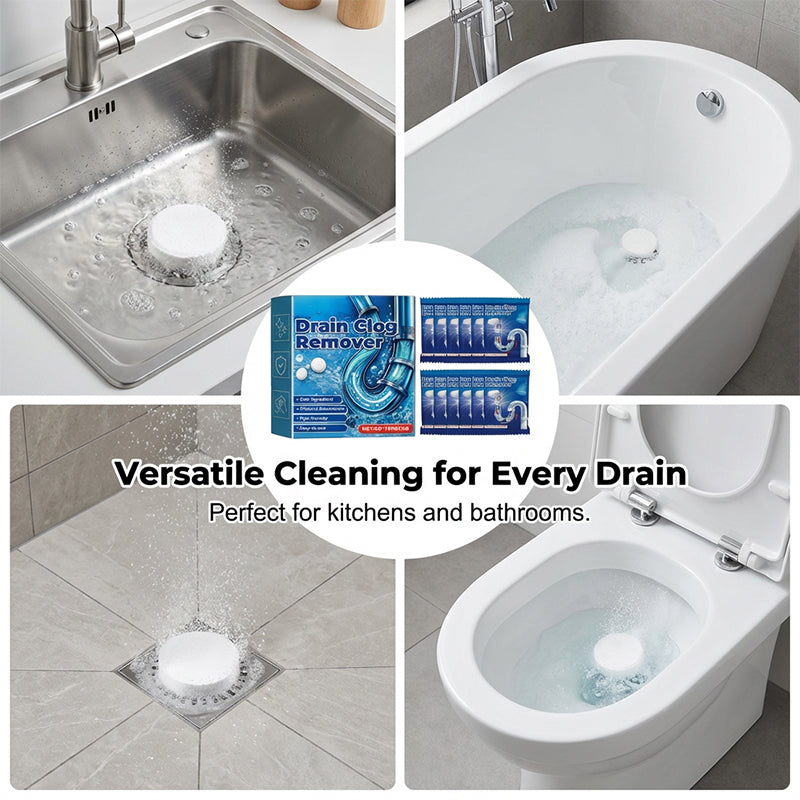 Stock up on fizzing drain-cleaning tablets to help keep kitchen and bathroom drains fresh and flowing 🫧🚰✨