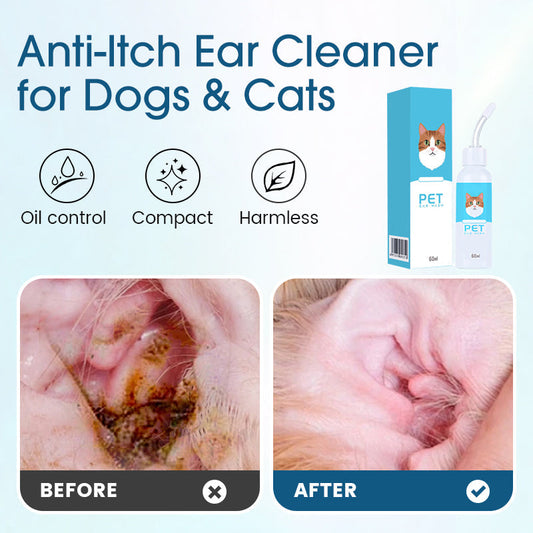 🐶🐱 Ear Cleaner | Relieves Itching for Dogs & Cats 👂