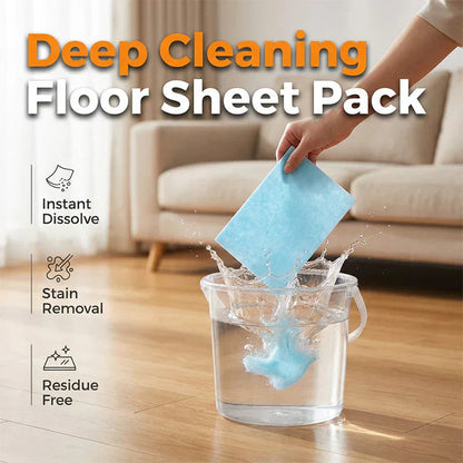 🔥Water-Soluble Floor Cleaning Sheets