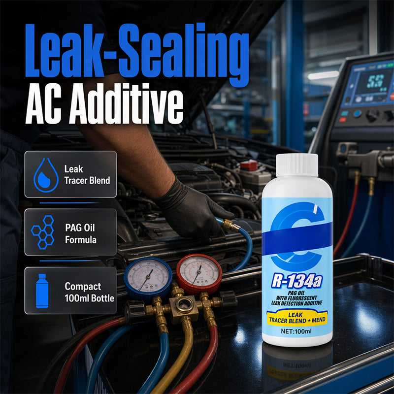 Seal Small A/C Leaks. Find the Rest with UV Dye.