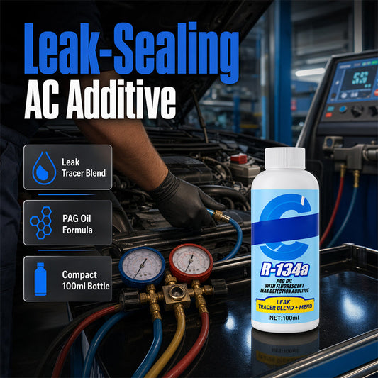 Seal Small A/C Leaks. Find the Rest with UV Dye.