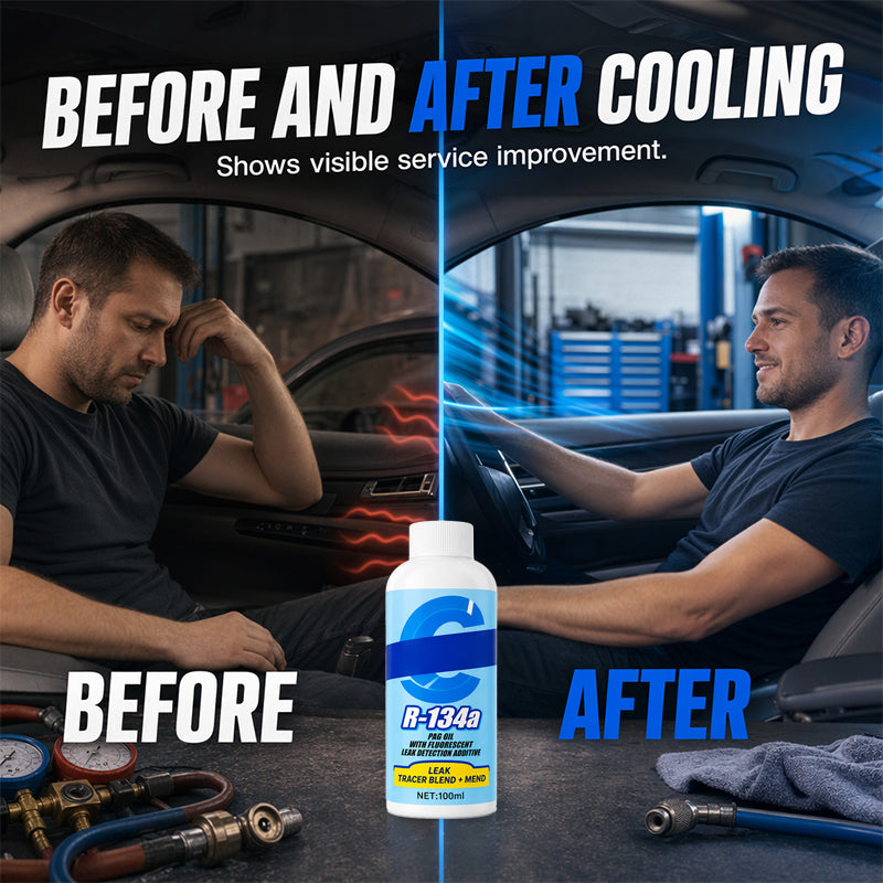 Seal Small A/C Leaks. Find the Rest with UV Dye.